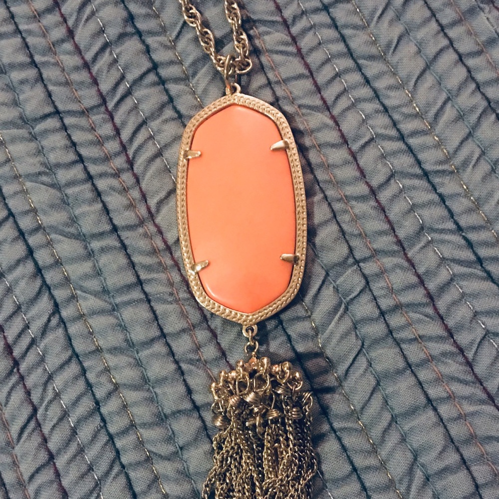 Kendra Scott Coral Long Necklace